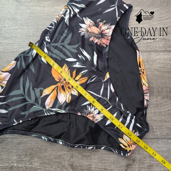 Suuksess Cross Front Halter Tankini Swimsuit Size XL - Picture 4 of 5